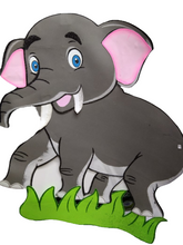 Cargar imagen en el visor de la galería, Figura de Foami Grande 80cm Animales