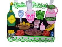 Cargar imagen en el visor de la galería, Figura foamy mediana Día de muertos/ halloween