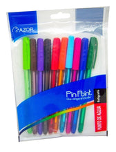 Cargar imagen en el visor de la galería, BOLIGRAFOS PIN POINT AZOR C/10 PUNTO FINO FASH