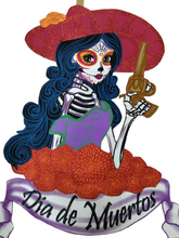 Cargar imagen en el visor de la galería, Figura foamy mediana Día de muertos/ halloween