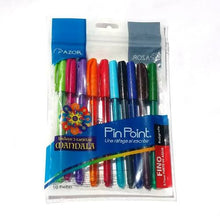 Cargar imagen en el visor de la galería, BOLIGRAFOS PIN POINT AZOR C/10 PUNTO FINO FASH