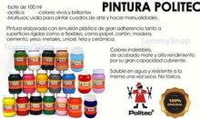 Cargar imagen en el visor de la galería, Pintura acrílica Politec
