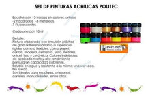 Cargar imagen en el visor de la galería, Pintura Acrílica Politec