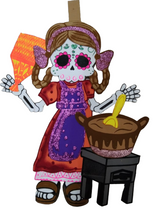 Cargar imagen en el visor de la galería, Figura foamy mediana Día de muertos/ halloween