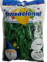 Cargar imagen en el visor de la galería, Globo látex No.9 Sensacional 100pz