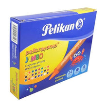 Cargar imagen en el visor de la galería, CRAYONES PELIKAN JUMBO 12PZ