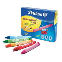 Cargar imagen en el visor de la galería, CRAYONES PELIKAN JUMBO 12PZ