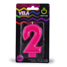 Cargar imagen en el visor de la galería, Vela Número para pastel