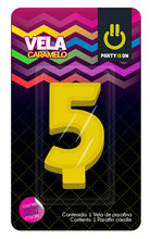 Cargar imagen en el visor de la galería, Vela Número para pastel