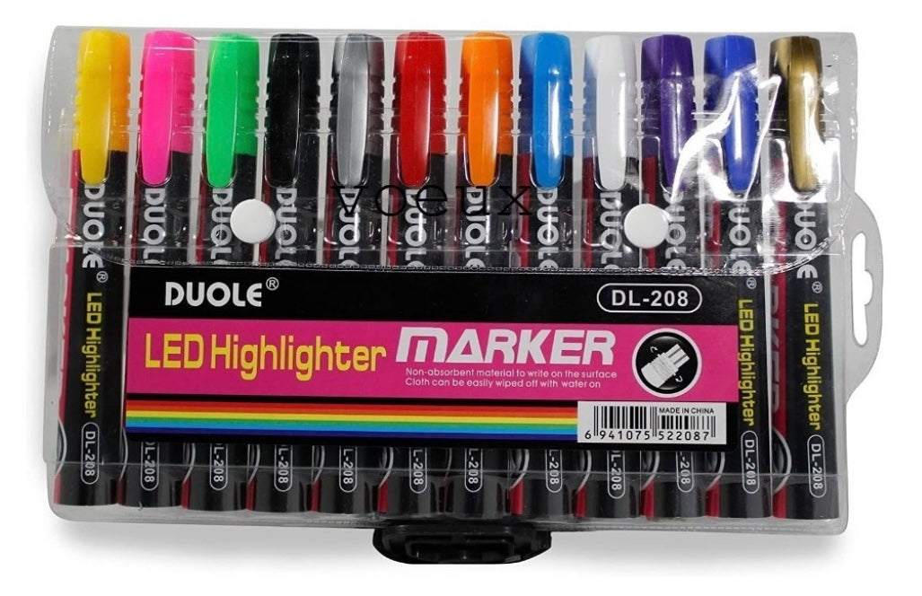 Marcadores Profesionales Globo Burbuja y Vidrio 12pz