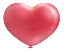Cargar imagen en el visor de la galería, Globos látex Payaso  en forma de Corazón 25cm 50pz
