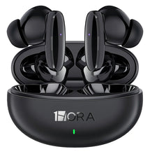 Cargar imagen en el visor de la galería, Audífonos in-ear inalámbricos 1Hora AUT205 Negro/ Blanco Auriculares Inalambricos Bluetooth 5.3 con Microfono
