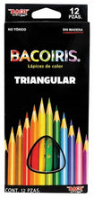 Cargar imagen en el visor de la galería, Lápices de Colores Largos Bacoiris 12 pz
