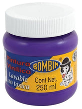 Cargar imagen en el visor de la galería, Pintura Vinílica Bombin 250ml escolar, lavable
