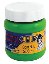 Cargar imagen en el visor de la galería, Pintura Vinílica Bombin 250ml escolar, lavable

