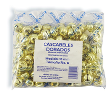 Cargar imagen en el visor de la galería, CASCABEL DORADO PASCUA
