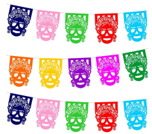 Cargar imagen en el visor de la galería, Enramada de papel picado 1/2 Frida
