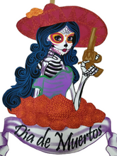 Cargar imagen en el visor de la galería, Figura foamy mediana Día de muertos/ halloween
