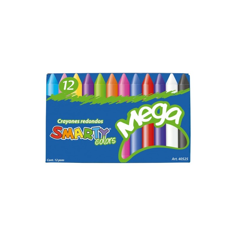 Crayones redondos smarty mega