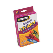 Cargar imagen en el visor de la galería, CRAYONES VIVIDEL C/12 EXTRA GRUESO
